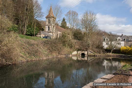 Chalford Wharf & start of canal infill