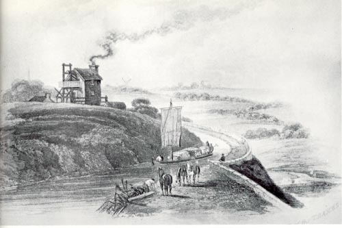 Thames Head Pumping Station - probably drawn in the early 19th century