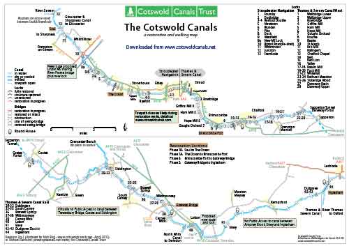 Cotswold Canals Map